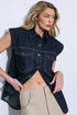 lets-just-relax-denim-top Flying Tomato-Sophia's StyleTOPS-1